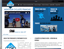 Tablet Screenshot of moniteurcycliste.com